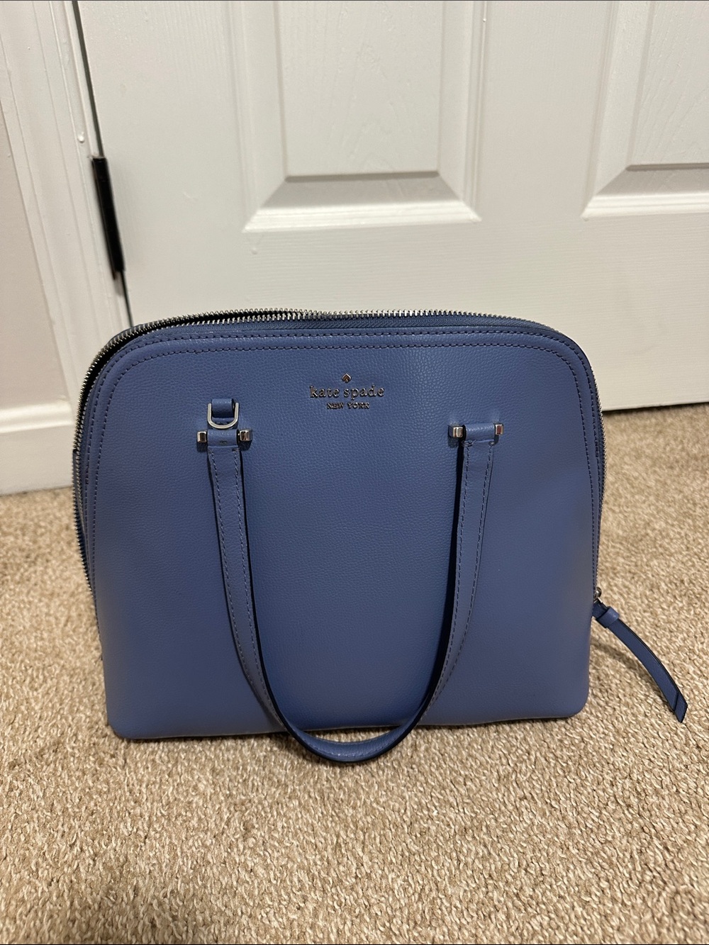 kate spade Patterson drive medium blue dome satchel